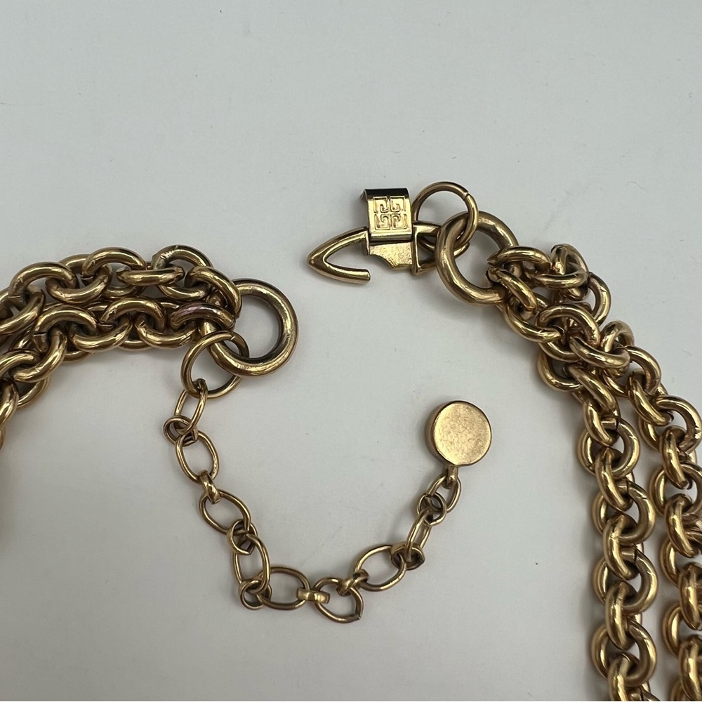 Givenchy Gold Chain Necklace and Earring Set - Picture 7 of 12